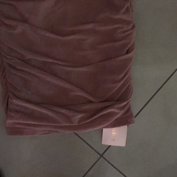 Sparkly apricot color body con dress small - Picture 2 of 10